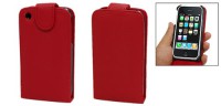 Capa Pele Vermelho Iphone 3